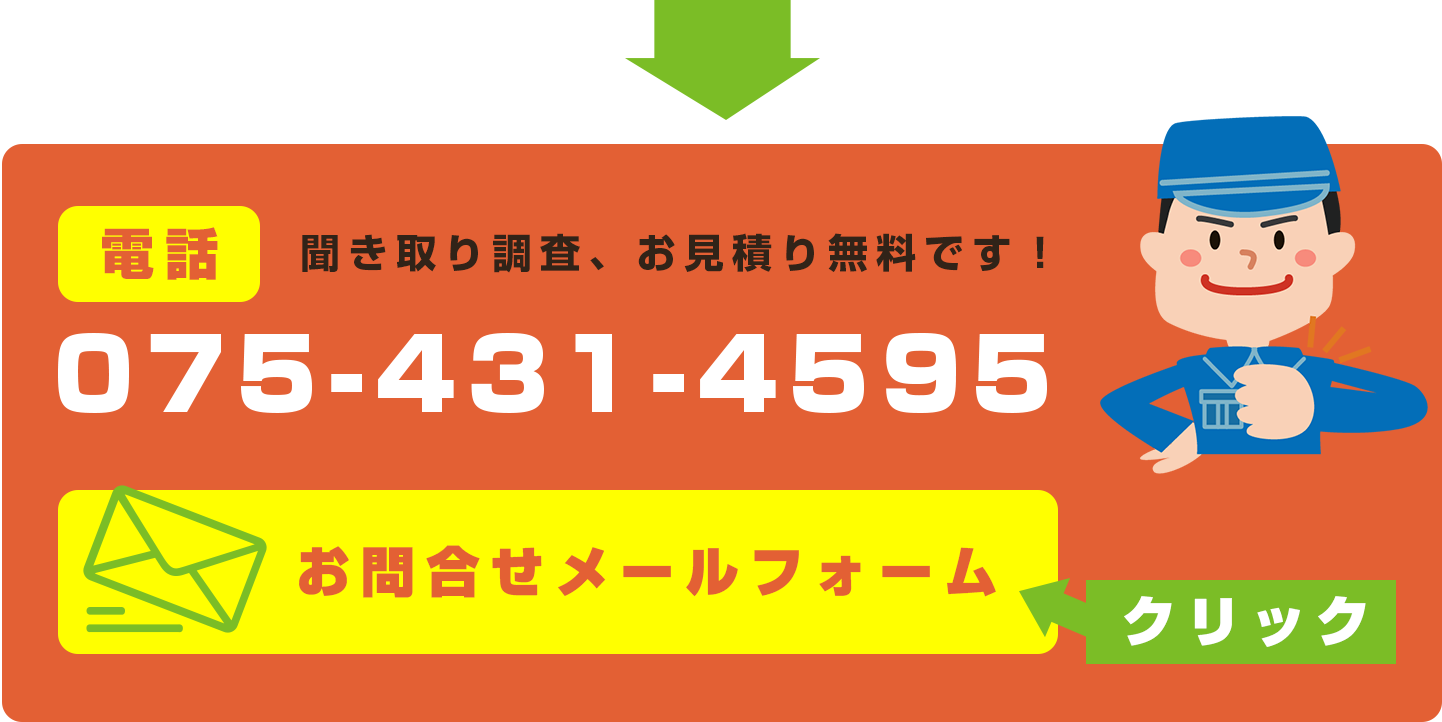 聞き取り調査、お見積り無料です!